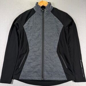 Kathmandu‎ Merino Pro Full Zip Jacket Women Size 6 Black Grey Wool Performance